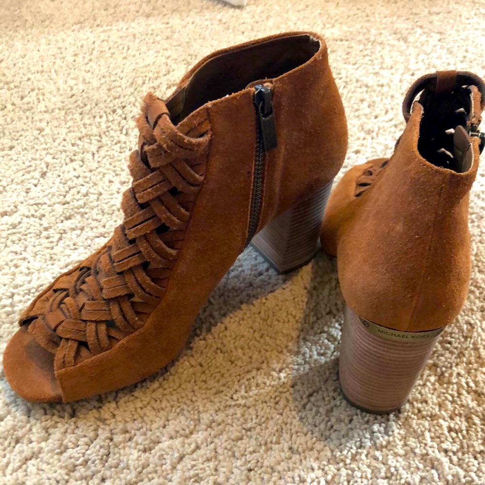 Michael Kors suede booties Size 8